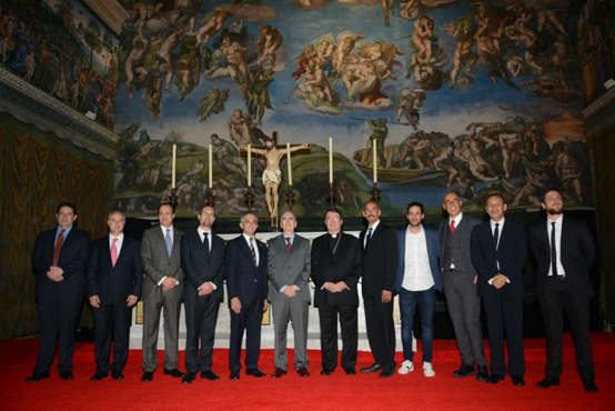 Inauguración réplica de Capilla Sixtina./ Foto: gobierno de la CDMX