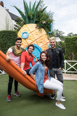 Eddy Vilard, María Andrea Araujo, Lambda García y Kevin Rogers, padrinos de "Verano Nick"