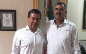 Genaro Ruiz y el Diputado Arce