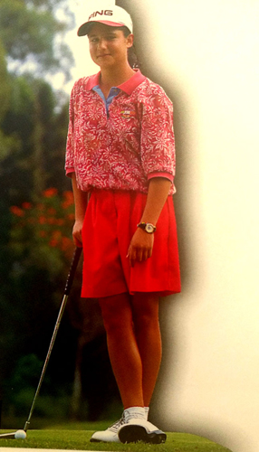 Fotografía que publicamos en 1995 de Lorena Ochoa