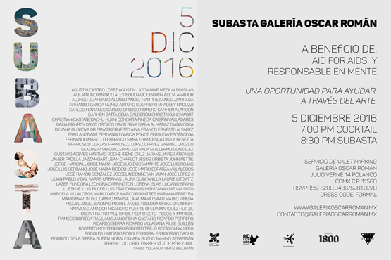 Subasta en Galería Oscar Román