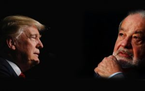 Carlos Slim y Donald Trump