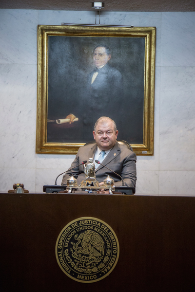 Edgar Elías Azar, Presidente del Tribunal Superior de Justicia de la Ciudad de México
