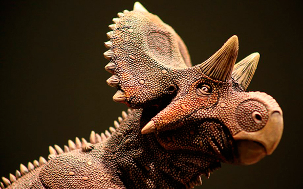 Recreación del Yehuecauhceratops mudei