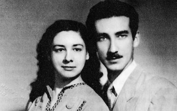 Josefa Rodríguez y Jaime Sabines