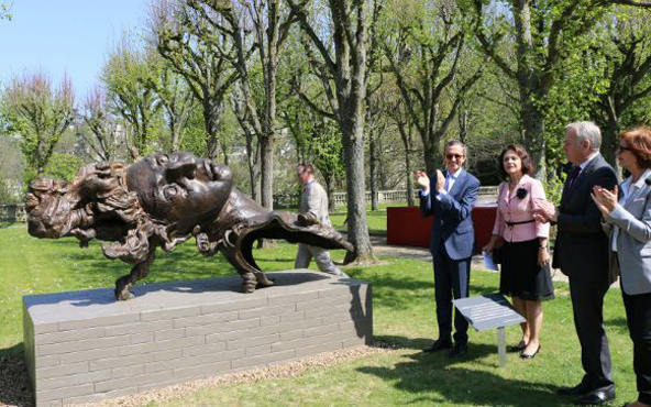 Inauguración de Chico Grande del escultor mexicano Javier Marín