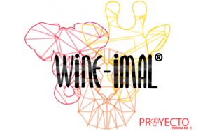 Estas son las tres etiquetas de Wine-imal