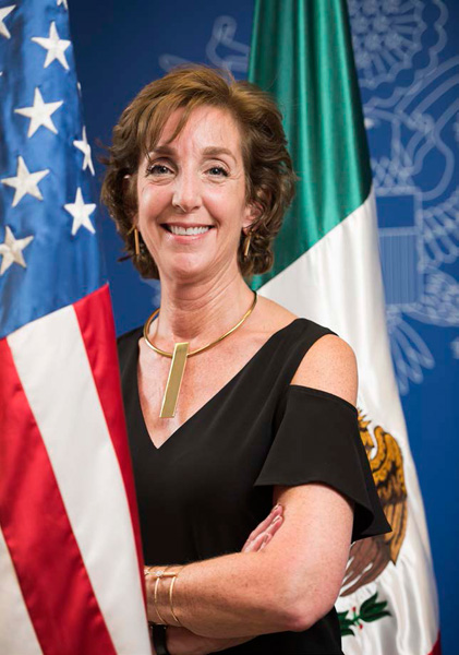 Roberta Jacobson, embajadora de los Estados Unidos de América en México