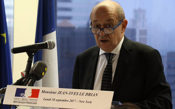 Jean-Yves Le Drian, ministro francés de exteriores