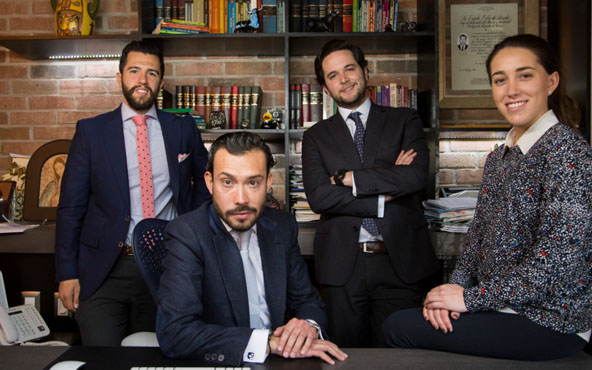 El equipo de trabajo en Ruiz Durán Abogados