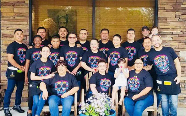Los trabajadores de "La casa del Patrón”